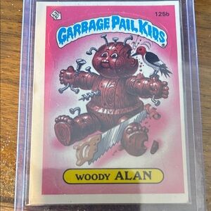 Woody Alan Trading Card Garbage Pail Kids Series 4